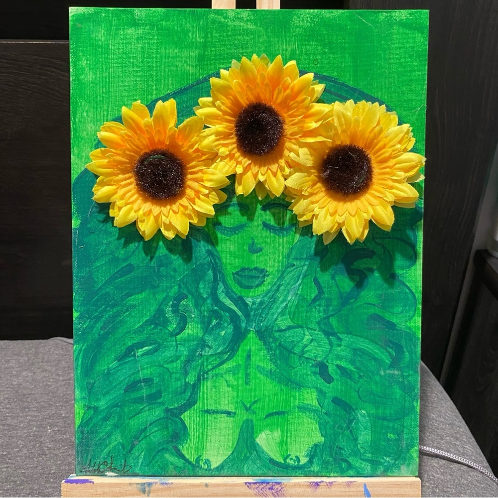 Painting Original 9X12 “Mother Nature”